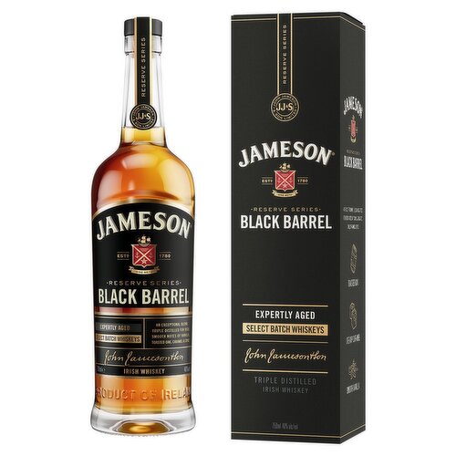 Jameson Black Barrel Irish Whiskey (70 cl)