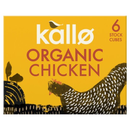 Kallo Organic Chicken Stock 6 Cubes (66 g)