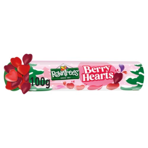 Rowntree's Hearts Sweets Giant Tube (100 g)