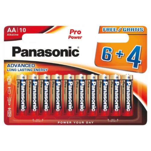 Panasonic AA Batteries 10 Pack (1 Piece)