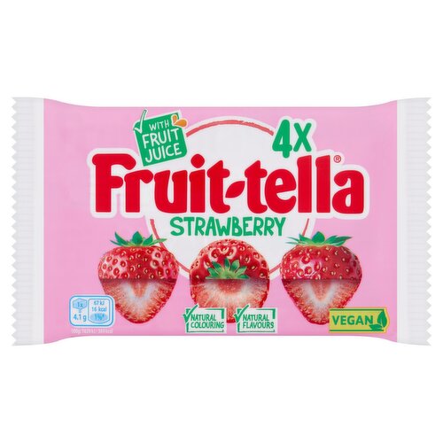 Fruit-tella Strawberry 4 Pack (41 g)