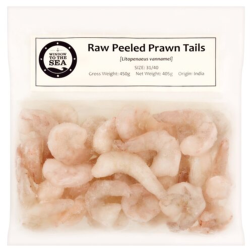 Window to Sea Raw Prawn Tails (450 g)