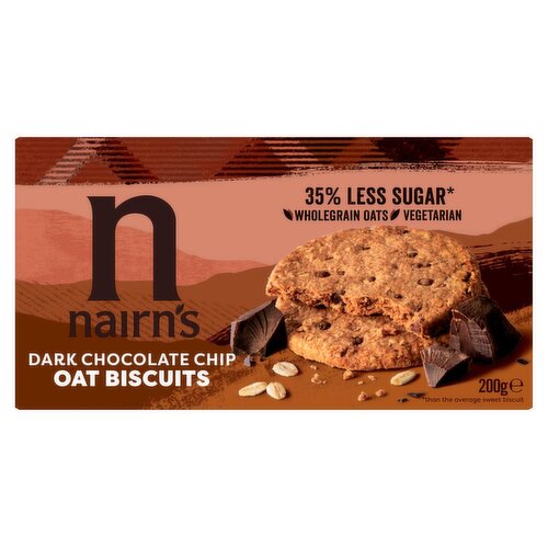 Nairns Dark Chocolate Chip Oat Biscuits (200 g)