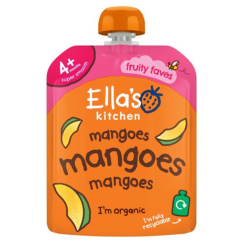 Ella's Kitchen Mangoes Mangoes Mangoes Pouch 4+Months (70 g)