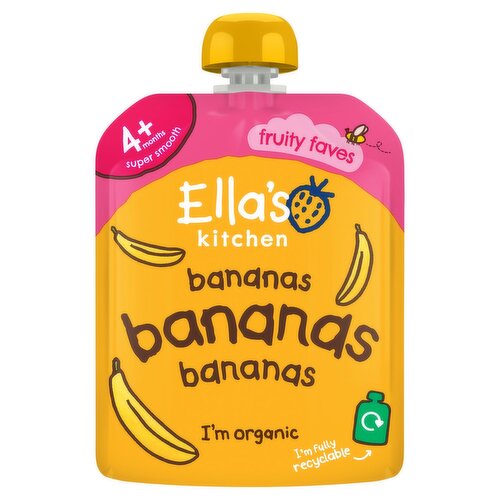 Ella's Kitchen Bananas Bananas Bananas Pouch 4+Months (70 g)