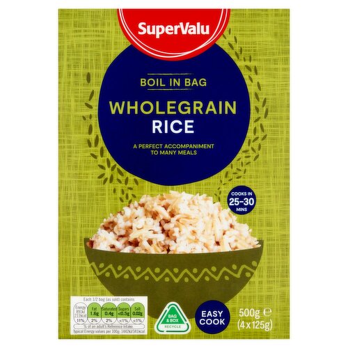 SuperValu Boil In The Bag Wholegrain Rice (500 g)