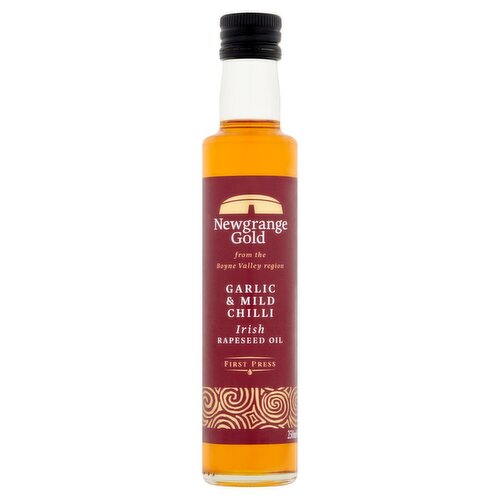Newgrange Gold Garlic & Mild Chilli Irish Rapeseed Oil (250 ml)