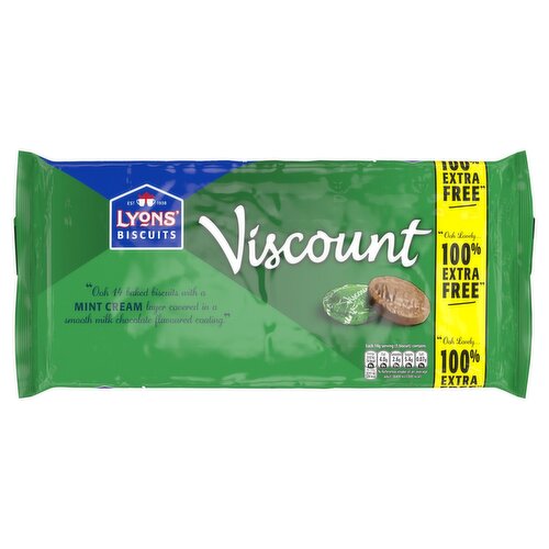 Lyons Viscount Mint Cream Biscuits (98 g)