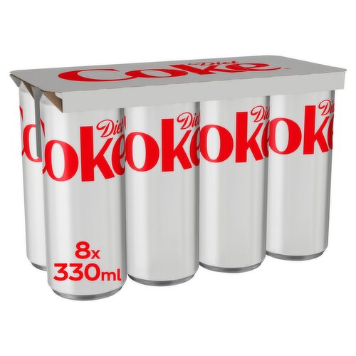 Diet Coke Can 8 Pack (330 ml)