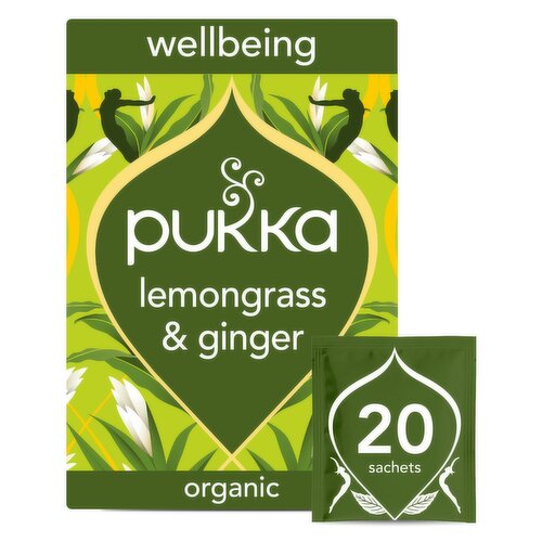 Pukka Organic Tea Lemongrass & Ginger 20 Bags (36 g)