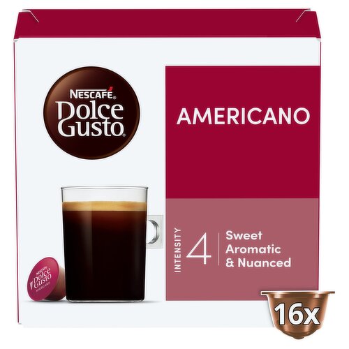 Nescafé Dolce Gusto Americano Coffee Capsules 16 Pack (136 g)