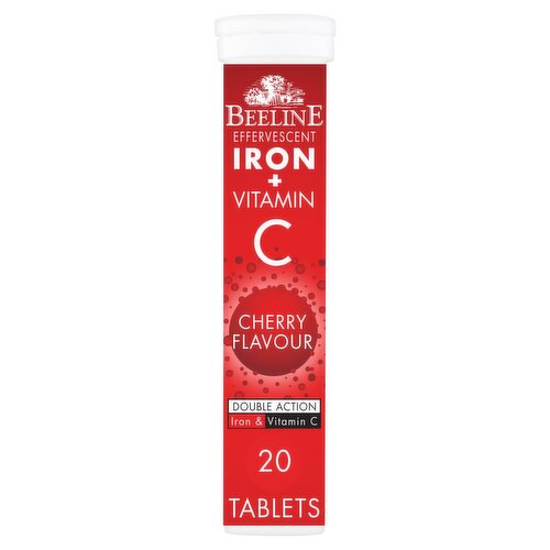 Beeline Iron & Vitamin C Effervescent Tablets (20 Piece)
