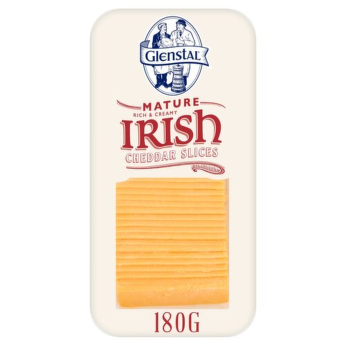 Glenstal Mature Irish Red Cheddar Slices (180 g)