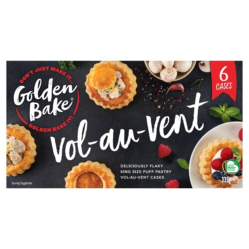 GLDN BAKE KING SIZE VOL AU VENTS 6|335GRM (335 g)