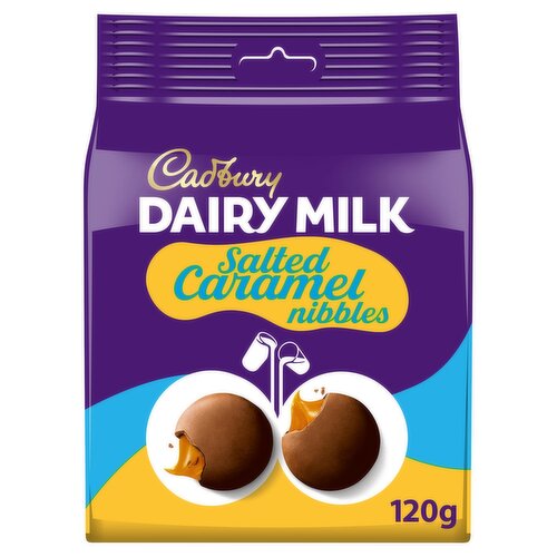 Cadbury Diary Milk Salted Caramel Nibbles Pouch (120 g)