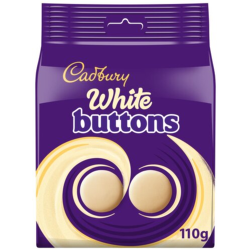 Cadbury Giant White Chocolate Buttons Bag (110 g)