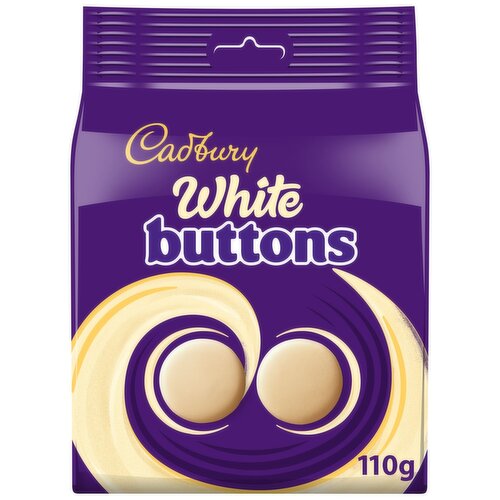 Cadbury Dairy Milk Giant White Chocolate Buttons Pouch (110 g)