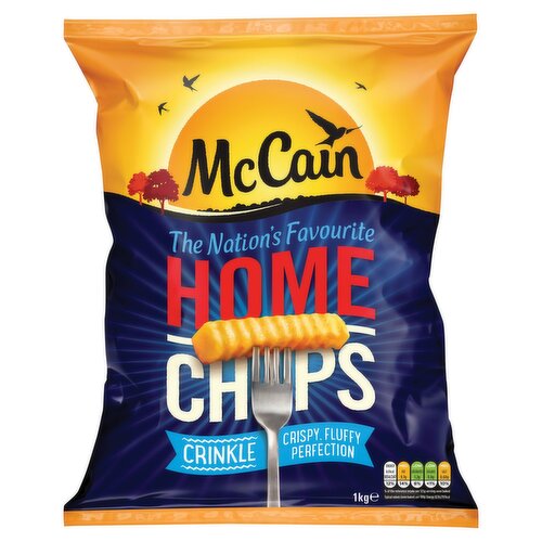 McCain Crinkle Cut Home Chips  (1 kg)