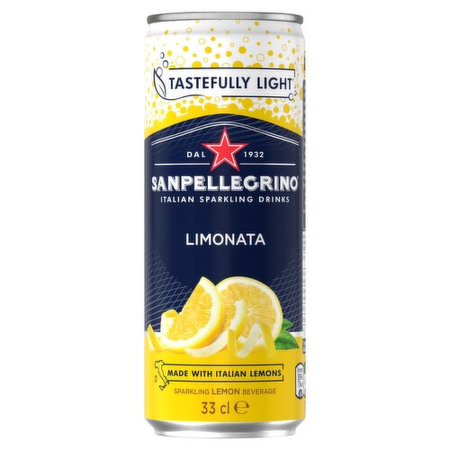 San Pellegrino Lemon Sparkling Can (330 ml)