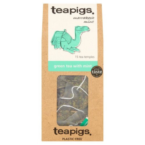 Teapigs Green Tea With Mint (15 Piece)