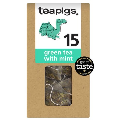 Teapigs Green Tea With Mint (15 Piece)