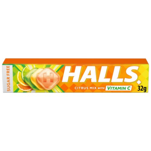 Halls Assorted Citrus Lozenger (32 g)