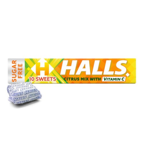 Halls Assorted Citrus Lozenger (32 g)