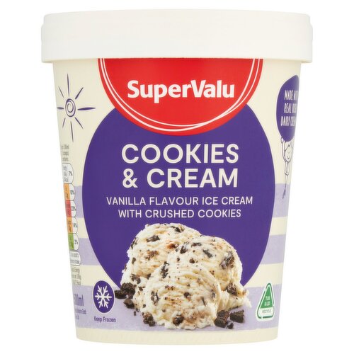 SuperValu Cookies and Cream Ice Cream (500 ml)