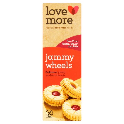 Lovemore Jammy Wheel Biscuits (120 g)