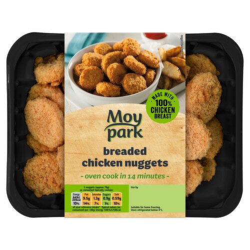 Moy Park Breaded Chicken Nuggets (425 g)