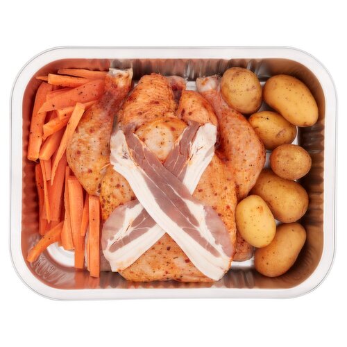 Prepared By Our Butcher Whole Irish Chicken With Baby Potatoes & Carrots (1 Piece)