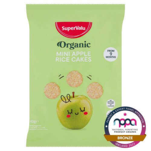 SuperValu Mini Apple Rice Cakes 9+ Months (40 g)