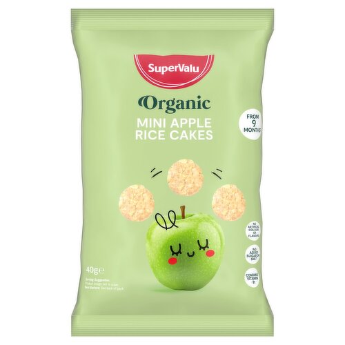 SuperValu Organic Mini Apple Rice Cakes (40 g)