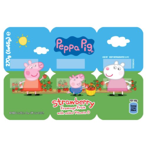 Peppa Pig Fromage Frais Strawberry (340 g)