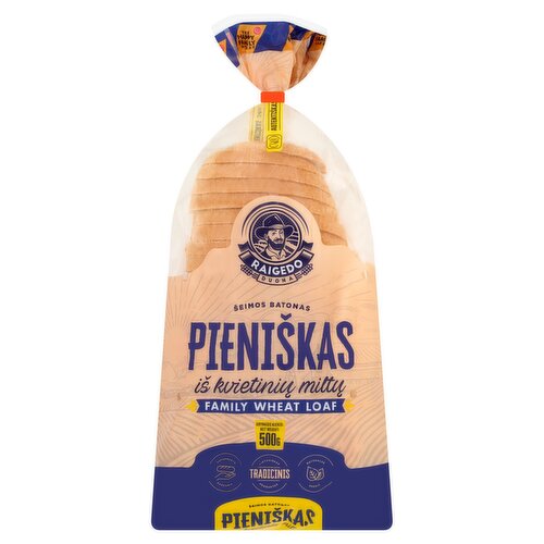 The Happy Family Bakery Pieniskas Wheat Loaf (500 g)