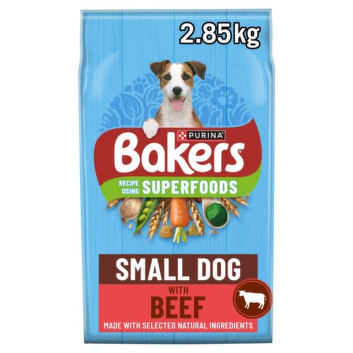 Bakers Beef & Vegetable Small Dog Food (2.85 kg)