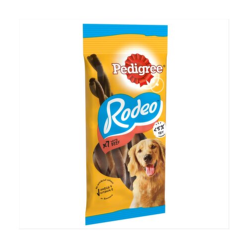 Pedigree Rodeo with Beef 7 Pack (120 g)