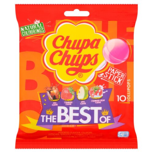 Chupa Chups Best of Lollipops Bag 10 Pack (12 g)