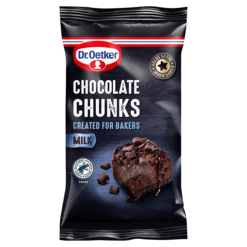 Dr. Oetker Milk Chocolate Chunks (100 g)