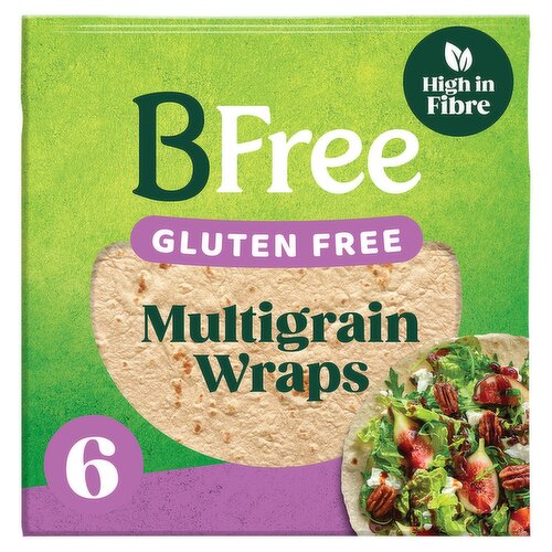 Bfree Gluten Free Multigrain Wraps 6 Pack (252 g)