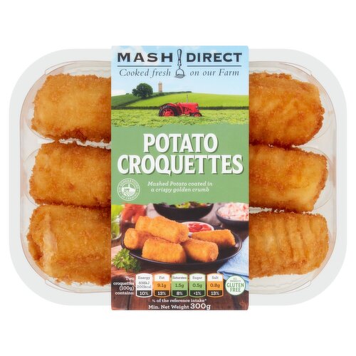 Mash Direct Gluten Free Potato Croquettes (300 g)