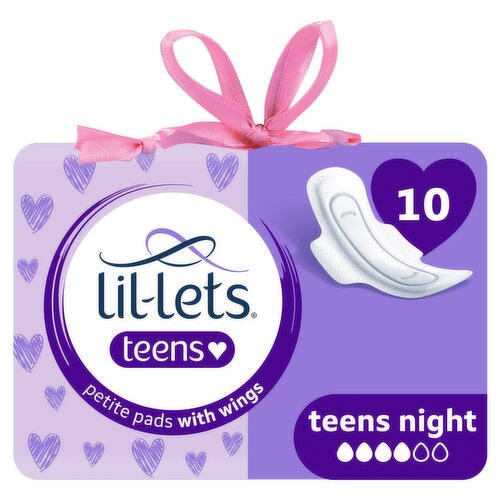 Lil-Lets Teens Ultra Night Towels (10 Piece)