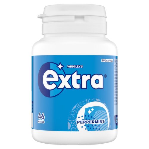 Wrigley's Extra Peppermint Gum Bottle 46 Piece (64 g)