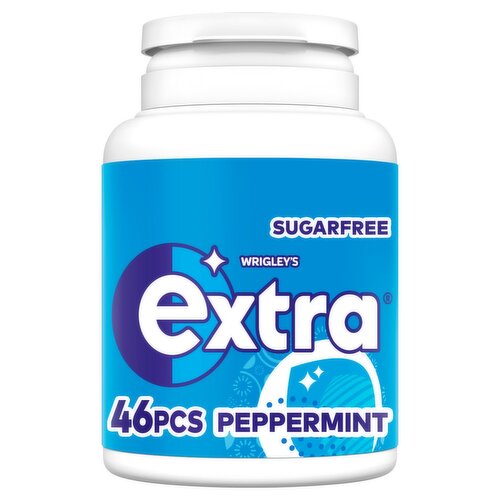 Wrigley's Extra Peppermint Gum Bottle 46 Piece (64 g)