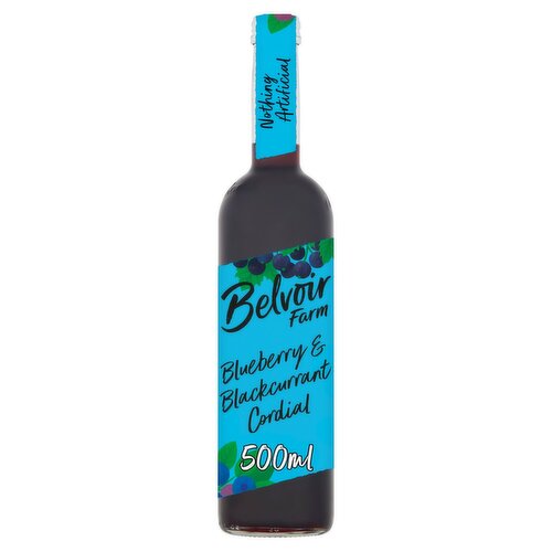 BELVOIR BLUEBERRY & BLACKBERRY CORDIAL (500 ml)