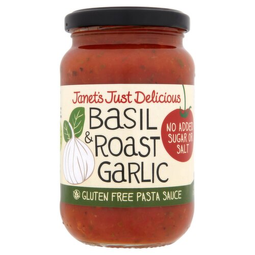 Janet's Just Delicious Basil & Garlic Pasta Sauce (350 g)