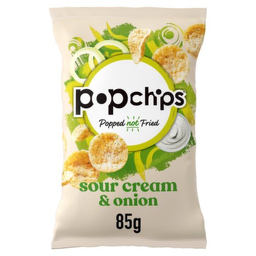 Popchips Sour Cream & Onion Snacks (85 g)