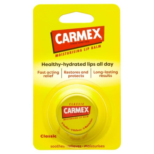 Carmex Classic Moisturising Lip Balm Jar (7 g)