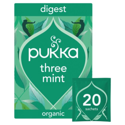 Pukka Organic Tea Three Mint 20 Bags (32 g)