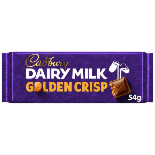 Cadbury Dairy Milk Golden Crisp Chocolate Bar (54 g)